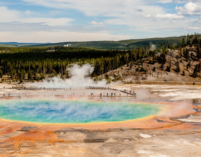 Grand Prismatic Spring, Yellowstone Park